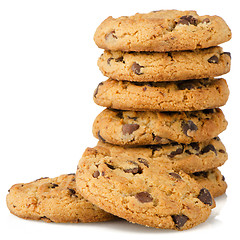 Image showing Chocolate chip cookies