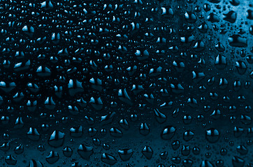 Image showing Background of water drops