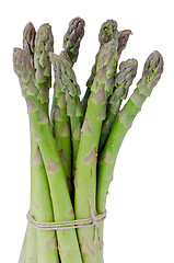 Image showing Bunch of green asparagus
