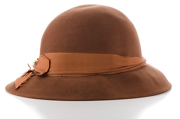 Image showing Brown vintage hat