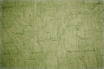 Image showing Green cracked background