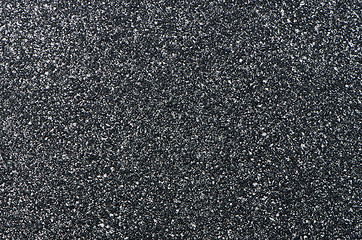 Image showing Closeup of dark grey granite 