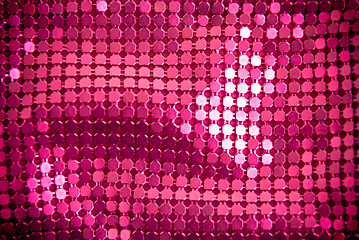Image showing Bright pink paillette