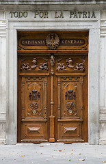 Image showing Cavalry Academy door