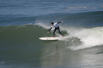 Image showing Joao Carvalho during the 1st stage of National Longboard Champio