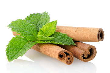 Image showing Cinnamon sticks