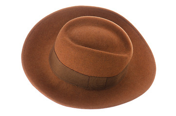 Image showing Brown vintage hat