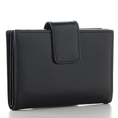 Image showing Black Leather Purse 