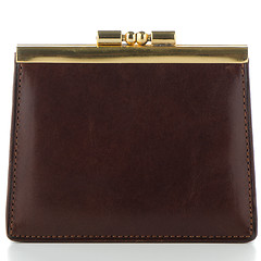 Image showing Brown leather Purse 