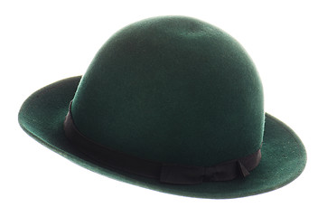 Image showing Green vintage hat