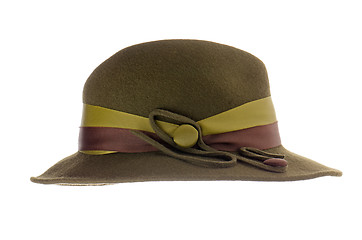 Image showing Green vintage hat