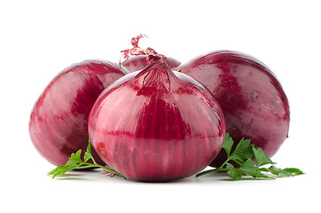 Image showing Red onions