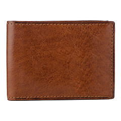 Image showing Brown leather wallet 