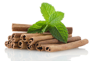 Image showing Cinnamon sticks