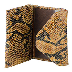 Image showing Snake skin leather wallet 