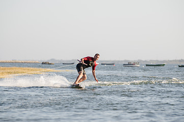 Image showing Joao Mendes  during the wakeboard demo