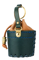 Image showing Leather keychain