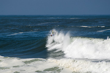 Image showing Surfer during the the National Open Bodyboard Championship