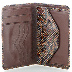 Image showing Snake skin leather wallet 