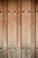 Image showing Weathered wooden door texture background 