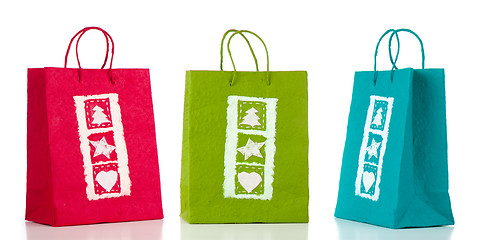 Image showing Three paper bags