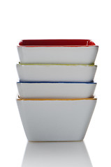 Image showing Colorful bowls 