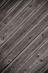 Image showing Weathered wooden door texture background 