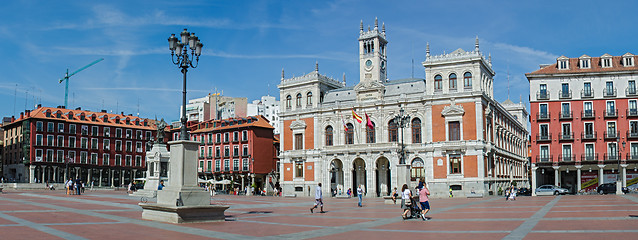 Image showing Plaza Mayor and the city hall of Valladolid