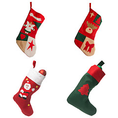 Image showing Christmas red stockings