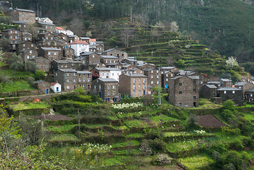 Image showing Old moutain village in Portugal