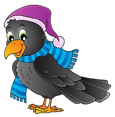 Image showing Cartoon raven theme image 1