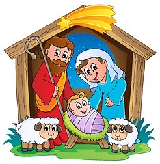 Image showing Christmas Nativity scene 2