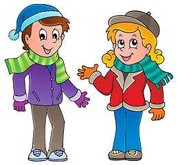 Image showing Cartoon kids theme image 1