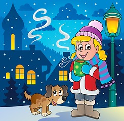 Image showing Winter person cartoon image 2