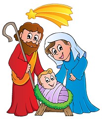 Image showing Christmas Nativity scene 1