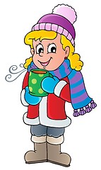 Image showing Winter person cartoon image 1