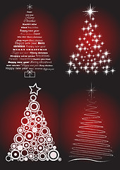 Image showing Christmas tree set