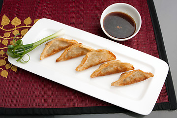 Image showing Thai Gyoza Dumplings