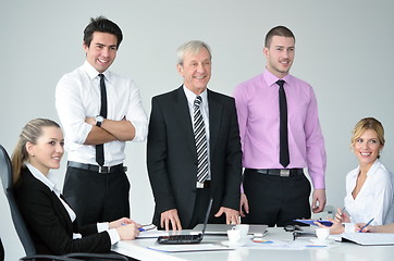 Image showing business people group on meeting