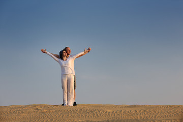 Image showing couple enjoying the sunset