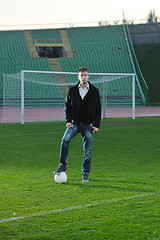 Image showing business man in sport