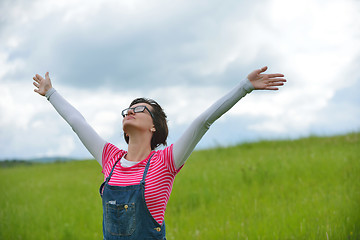 Image showing Enjoying the nature and life