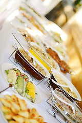 Image showing catering food