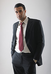 Image showing business man isolated over white background