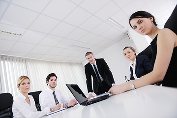 Image showing business people in a meeting at office