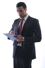 Image showing business man isolated over white background