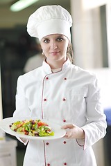 Image showing chef preparing meal