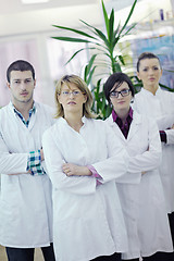 Image showing pharmacy drugstore people team