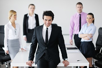 Image showing young business man at meeting