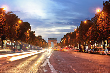 Image showing Arc de Triomphe, Paris,  France